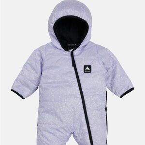 Burton Baby 9M Lavender Splatter Hooded Insulated One-Piece Coverall